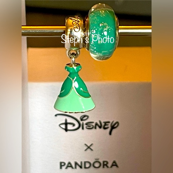 Pandora Jewelry - NIB Authentic Pandora x Disney Ariel dress dangle and Murano charm hard to find